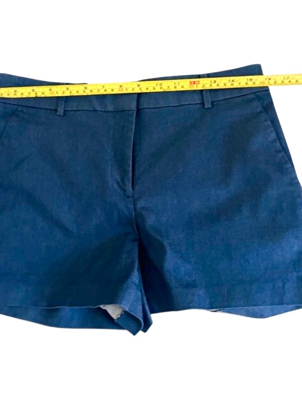 LOFT Riviera blue Mid-Rise Tailored Shorts